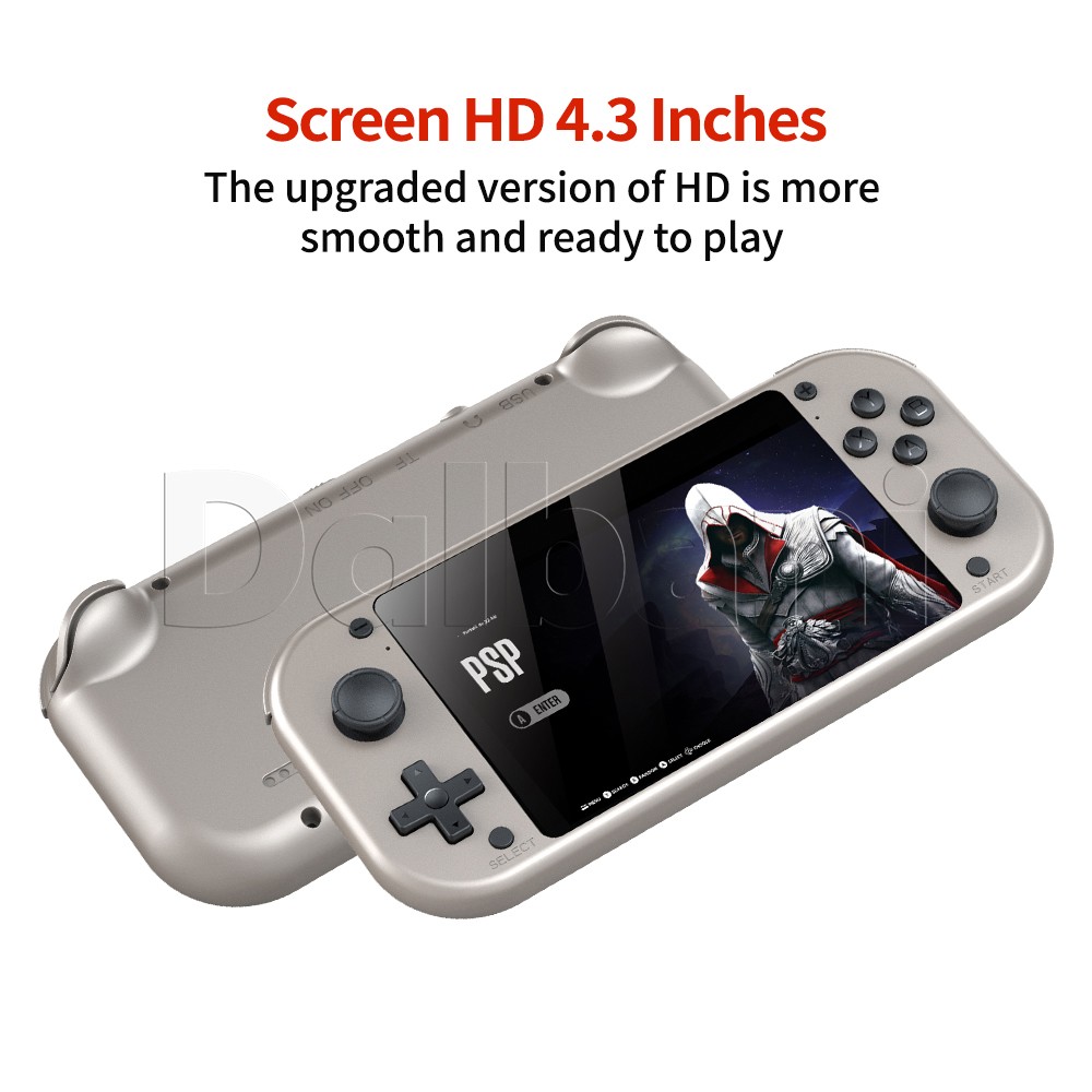 M17 Retro Handheld Game Console 4.3″ IPS Screen 64GB Portable Player