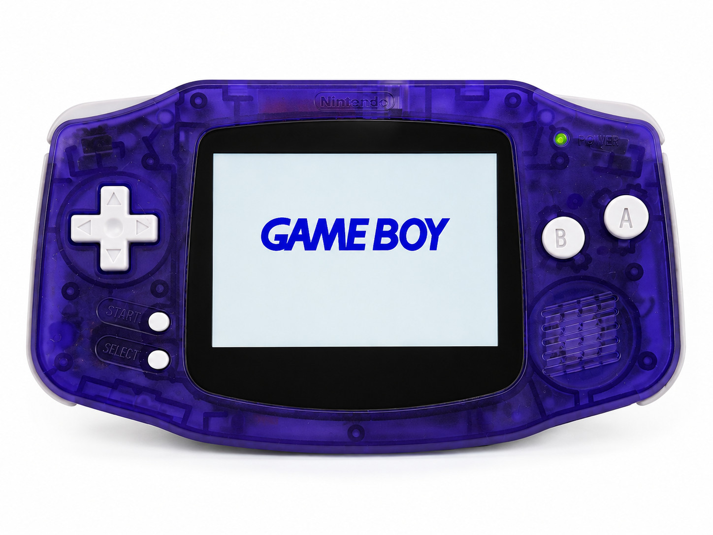 Nintendo Game Boy Advance GBA IPS Backlit Clear Purple Excellent GBA IPS