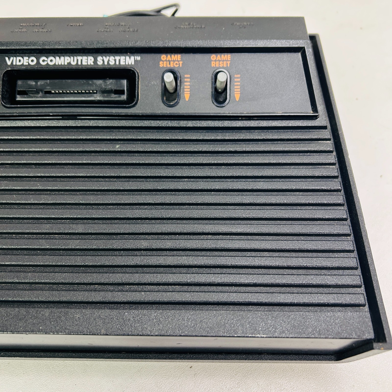 Atari 2600 Darth Vader Black Game Console OEM Controller Cords Untested Parts