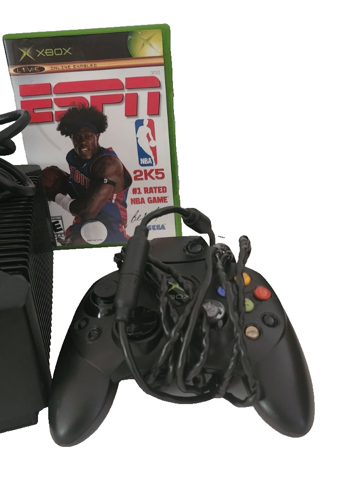Microsoft Original Xbox Console Bundle 2 wired controllers, power and HDMI cord