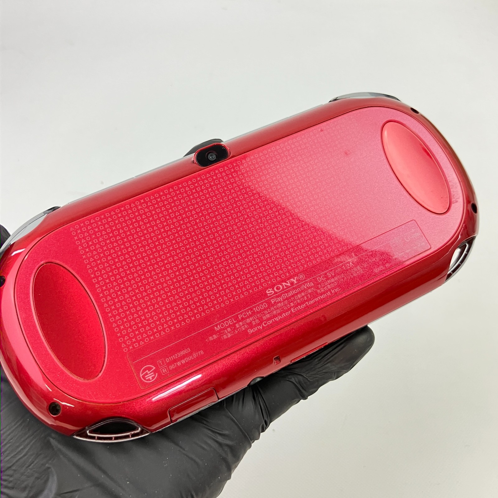 Refurbished PS Vita PCH-1000 Sony PlayStation Cosmic Red Console Only Works Fine