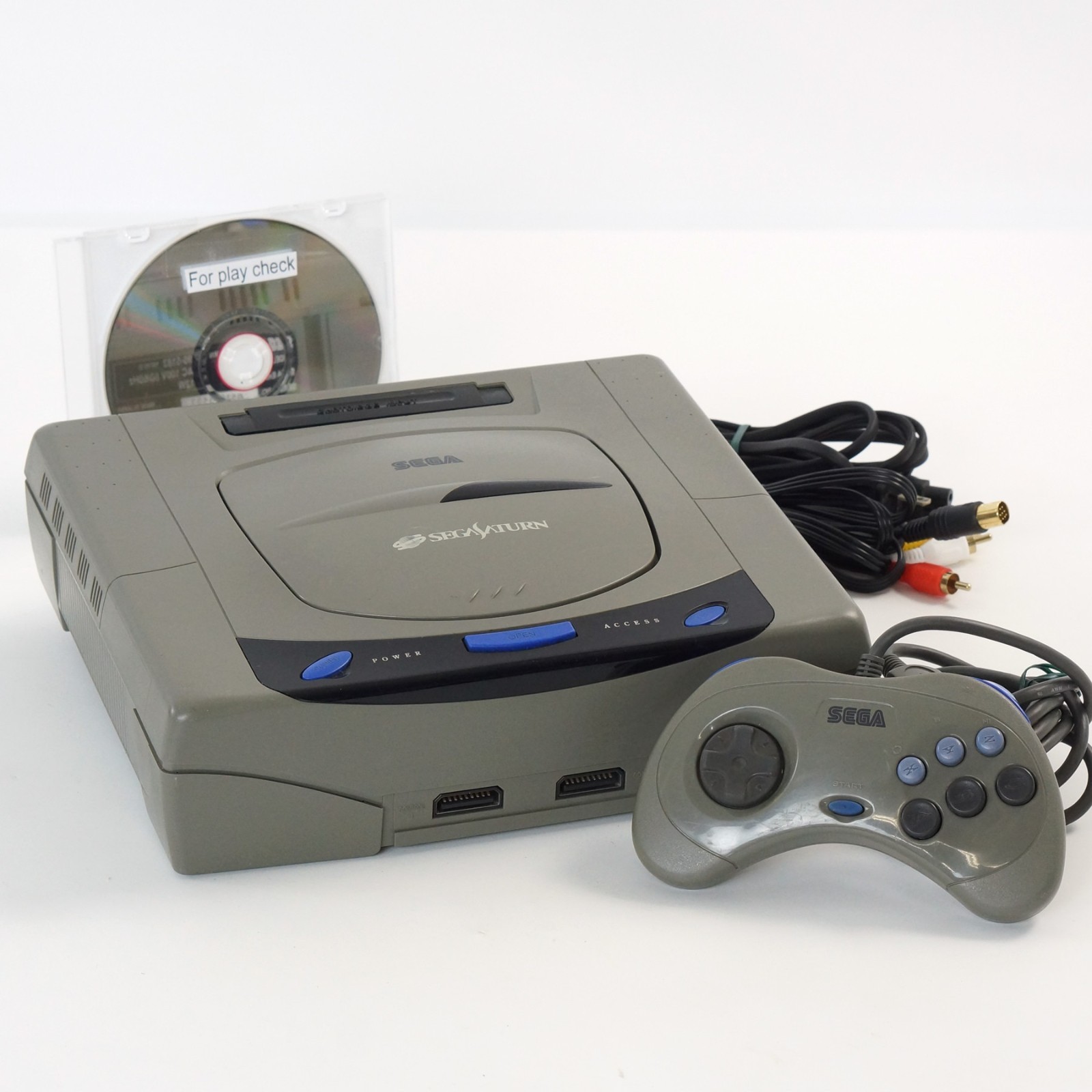 Sega Saturn GREY Console HST-3210 -21Pin Drive- Tested System NTSC-J B52085503