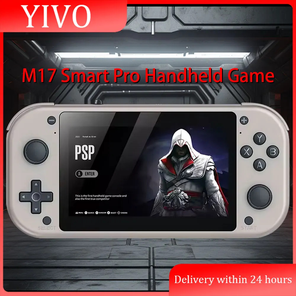 For Trimui M17 Smart Pro Handheld Game Console 4.96»IPS Screen Linux System Joy