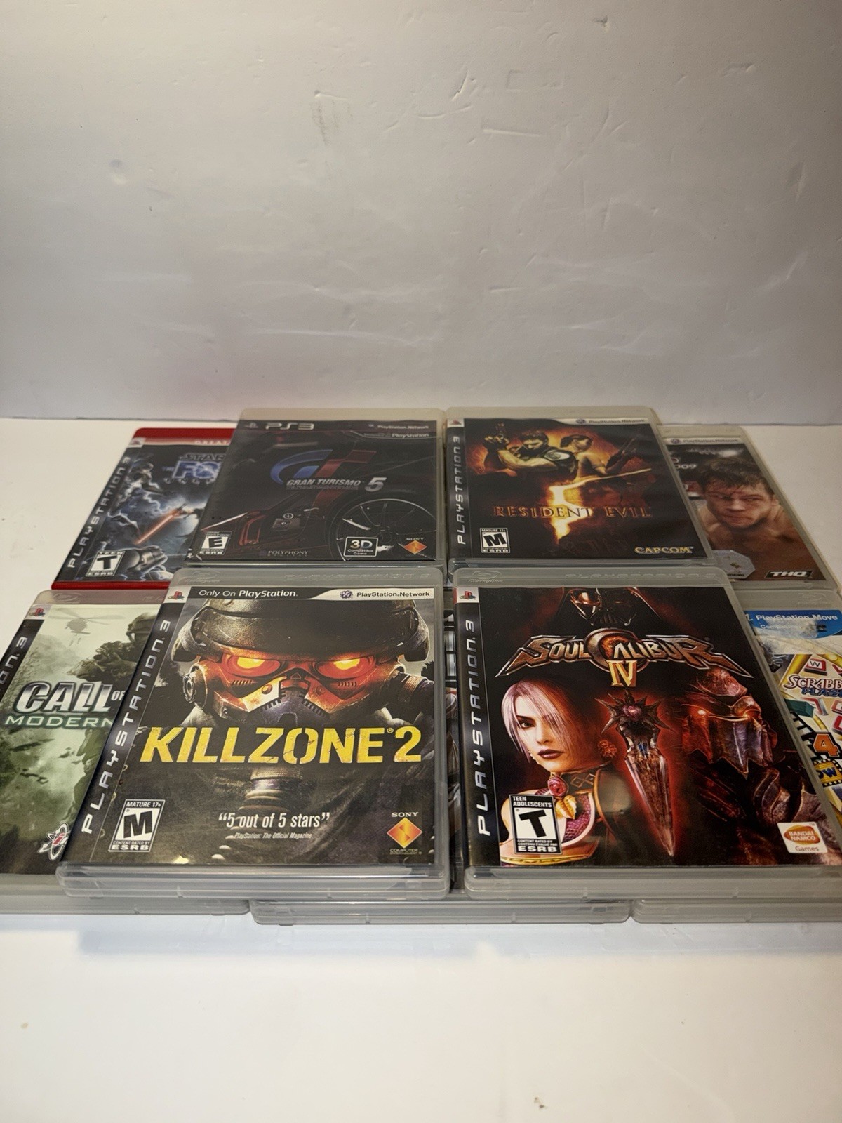 ps3 slim 320gb Console Bundle 10 Games With Controller+Charger Tested