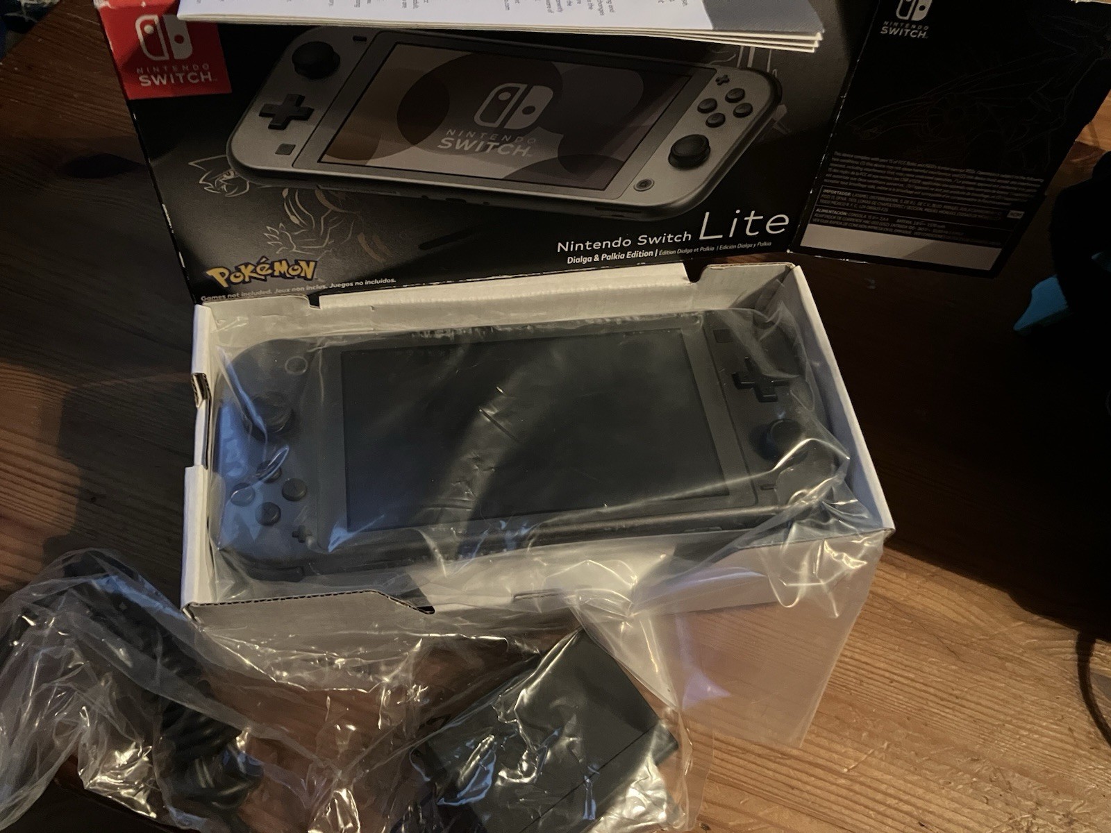Nintendo Switch Lite Dialga & Palkia Edition Gray 32GB Wi-Fi USB-C 720p