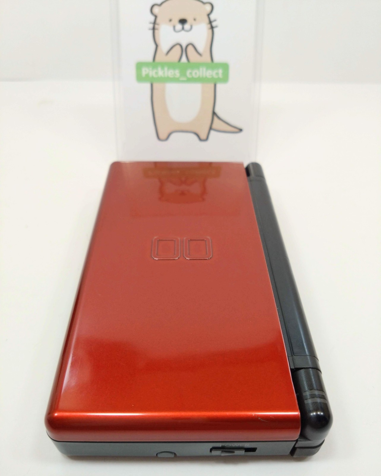 DS Lite Crimson Black USG-001 w/Box Tested Nintendo DS 0314D