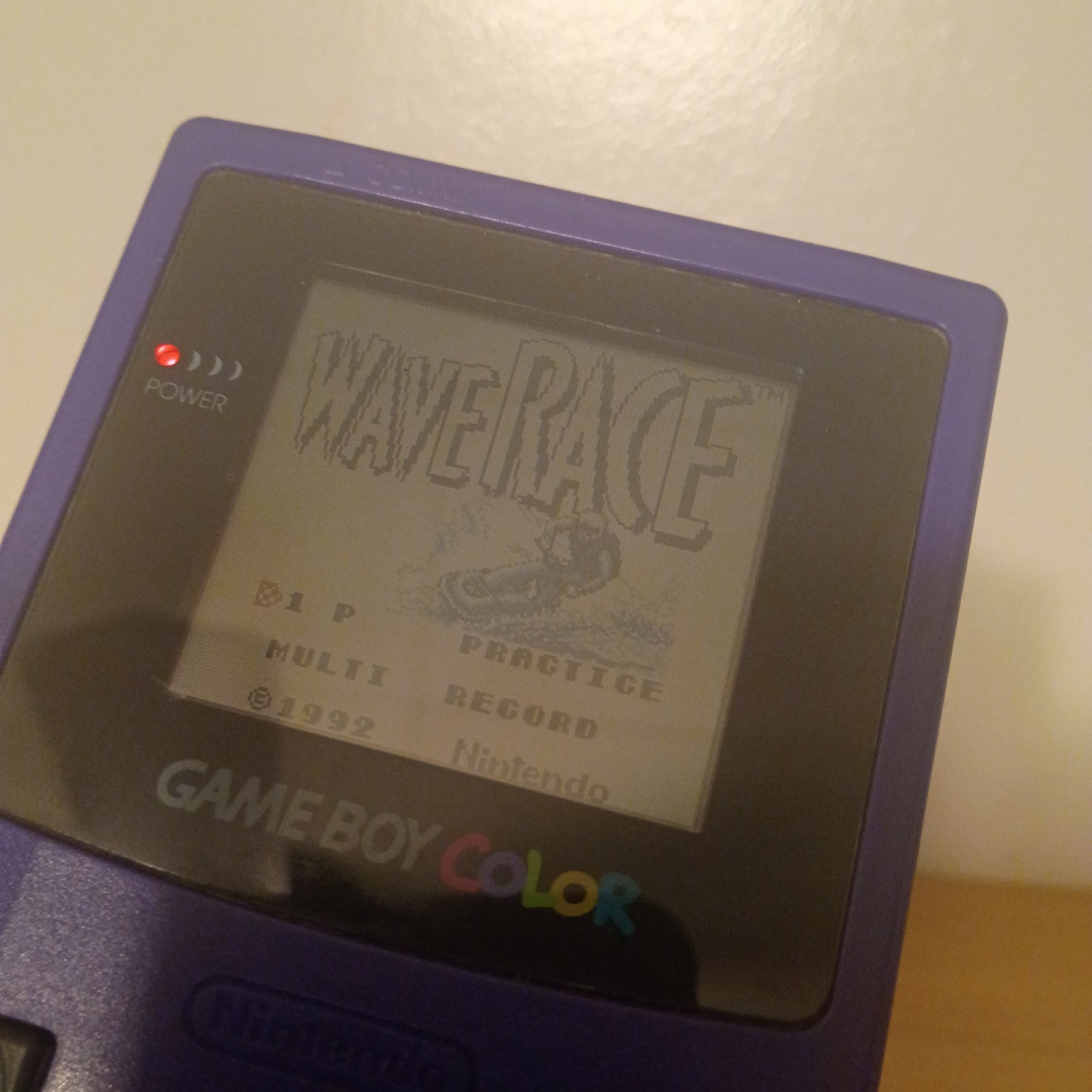 Grape Purple Nintendo Gameboy Color CGB-001 Tested And Working