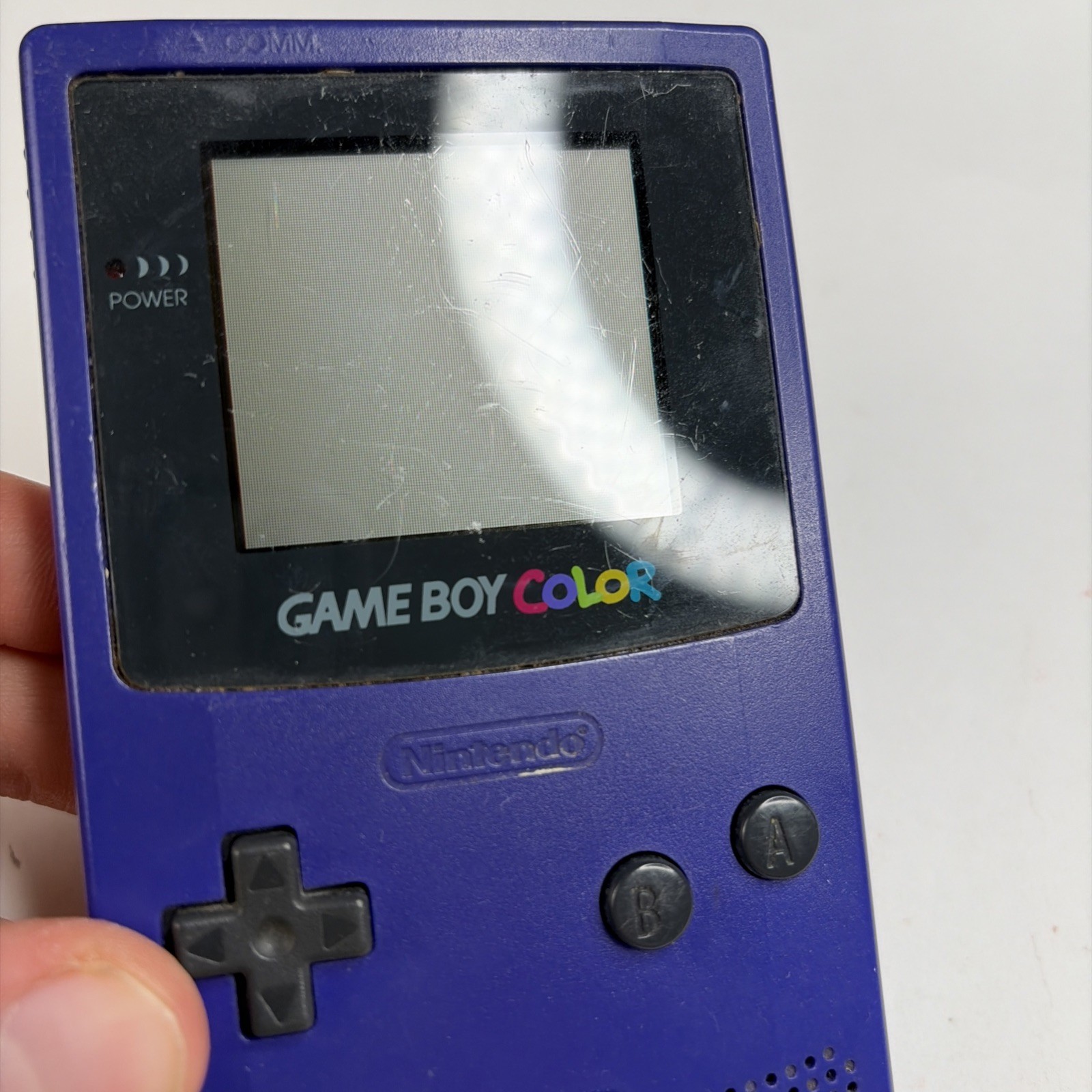 Nintendo Gameboy Boy Color Grape Purple Console Parts Repair! CGB-001 OEM
