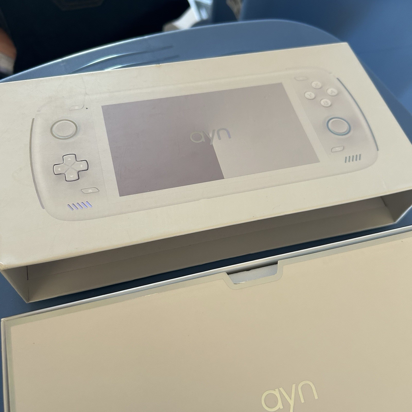 Ayn Odin Pro 12 + 256 GB White Handheld Android Console Empty Box Only