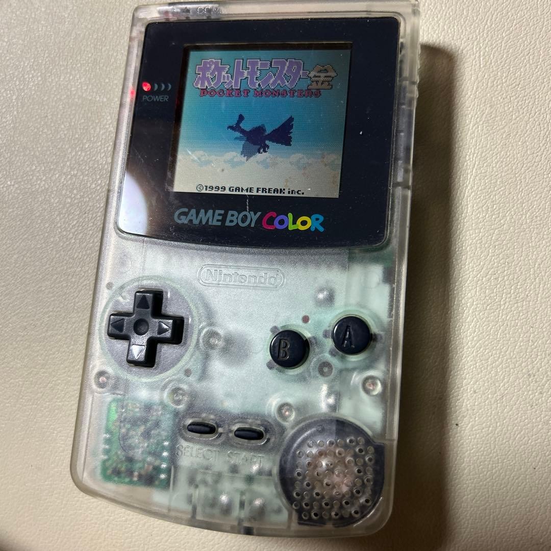 Game Boy Color Clear Type-Card Set Included