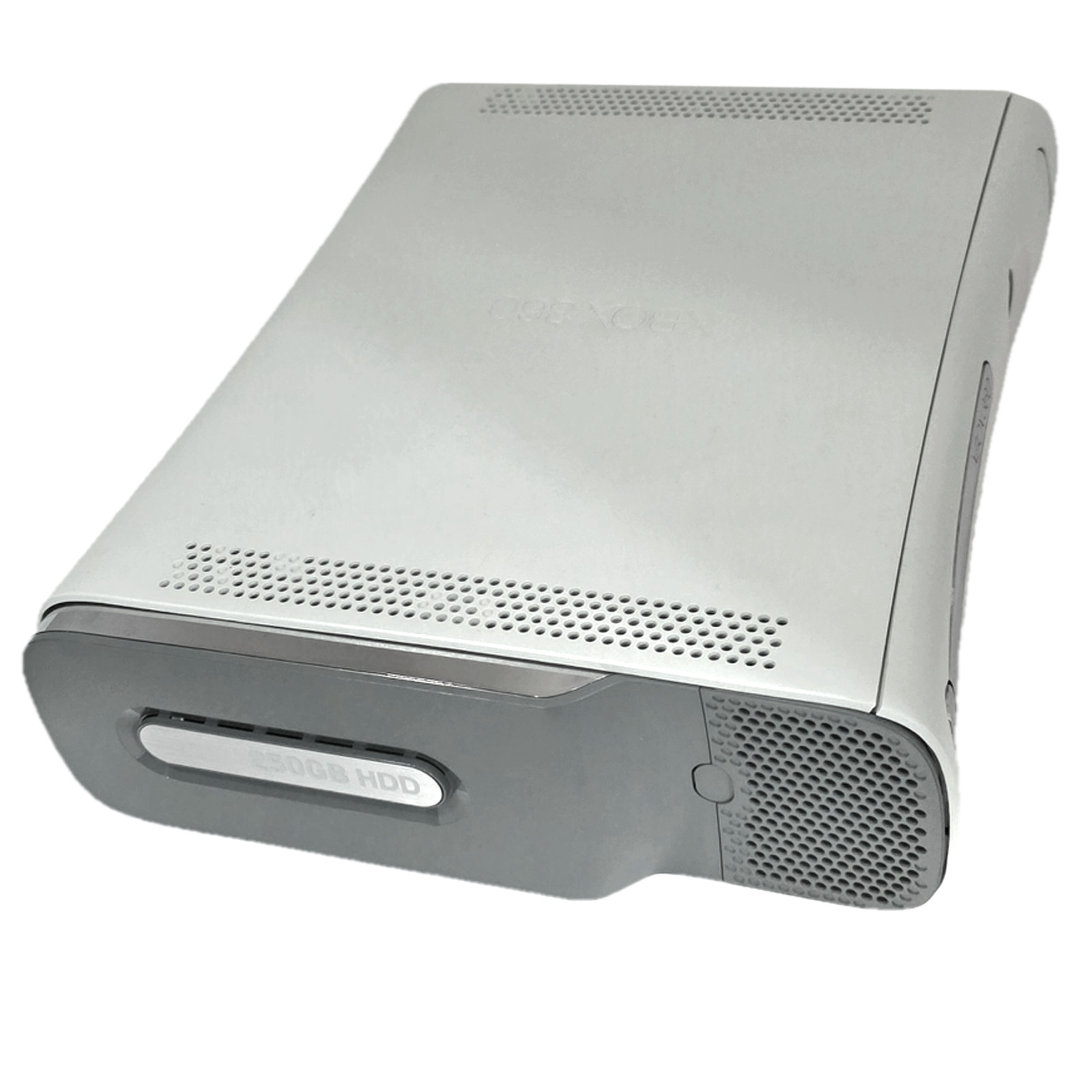 Xbox 360 White, 250GB w Kinect, Power Adapter & HD Component, RCA, VGA Cables