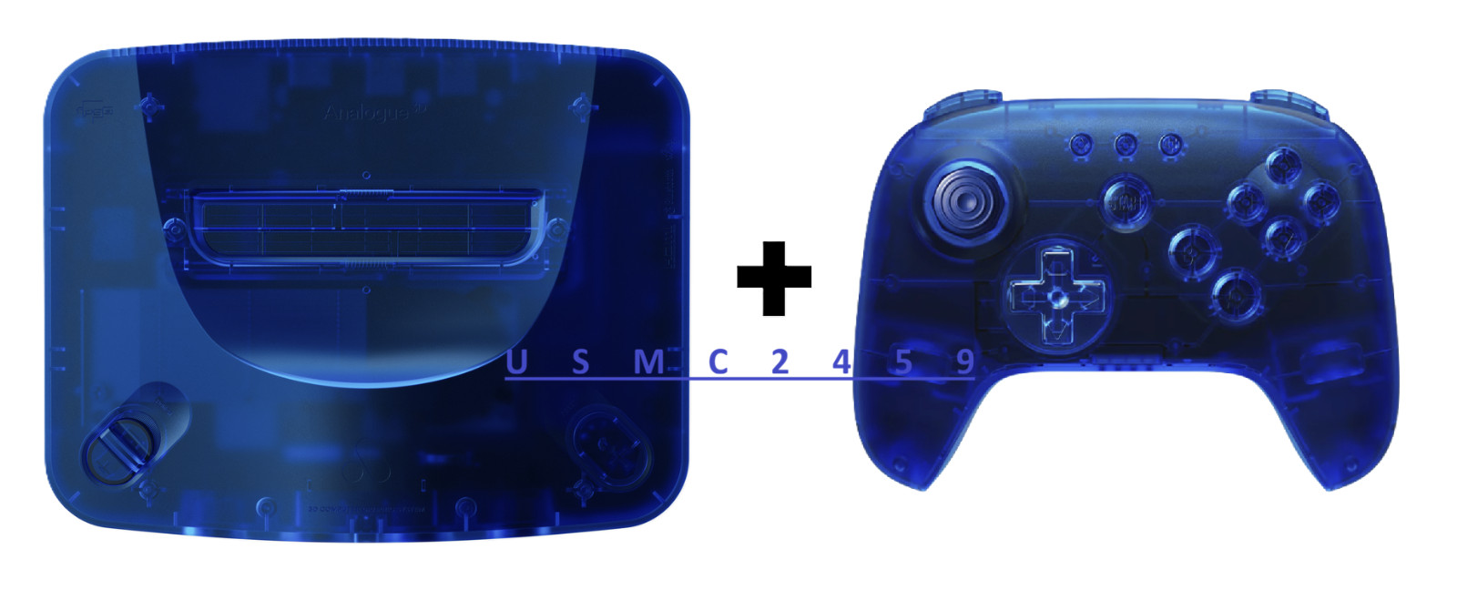 Analogue 3D – PROTOTYPE 🌊OCEAN🌊 LIMITED Console -W/ MATCHING CONTROLLER