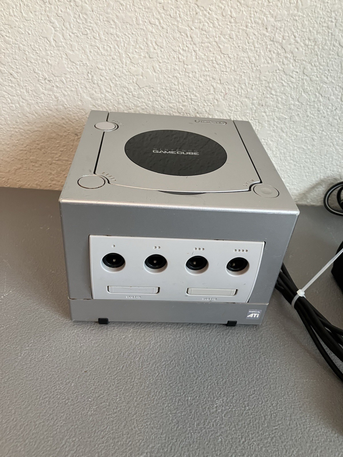 Nintendo GameCube Console Platinum DOL-101 – Bundle 3 Games 2 Controllers Tested