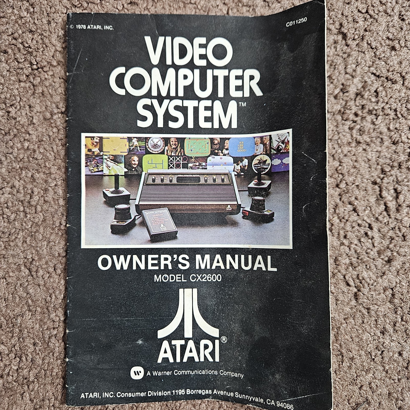 Atari 2600 Light Sixer 6-Switch Console W/ Power AC Adapter & Controllers TESTED