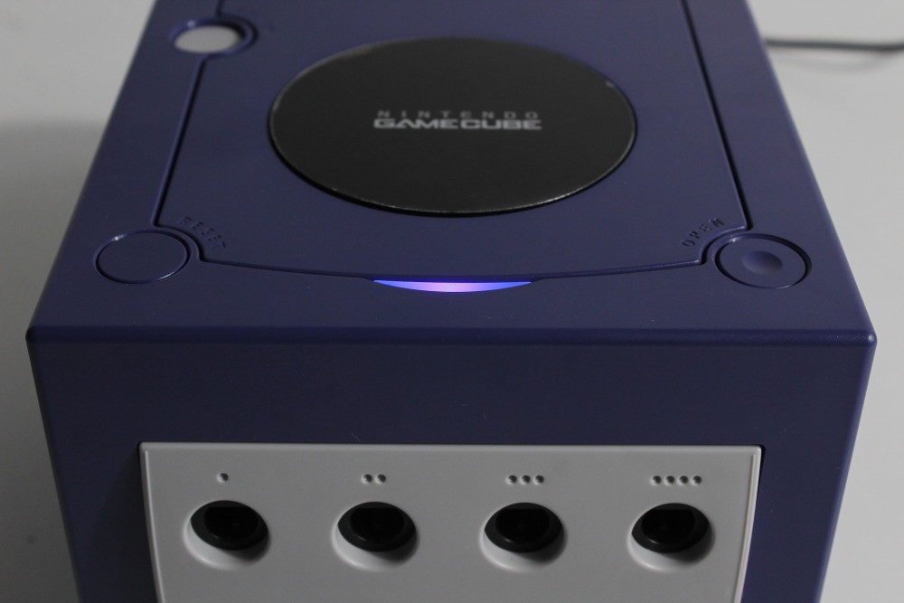 Nintendo Gamecube Console Indigo Purple LED NTSC-U/C DOL-001 AC AV PLAY US GAMES