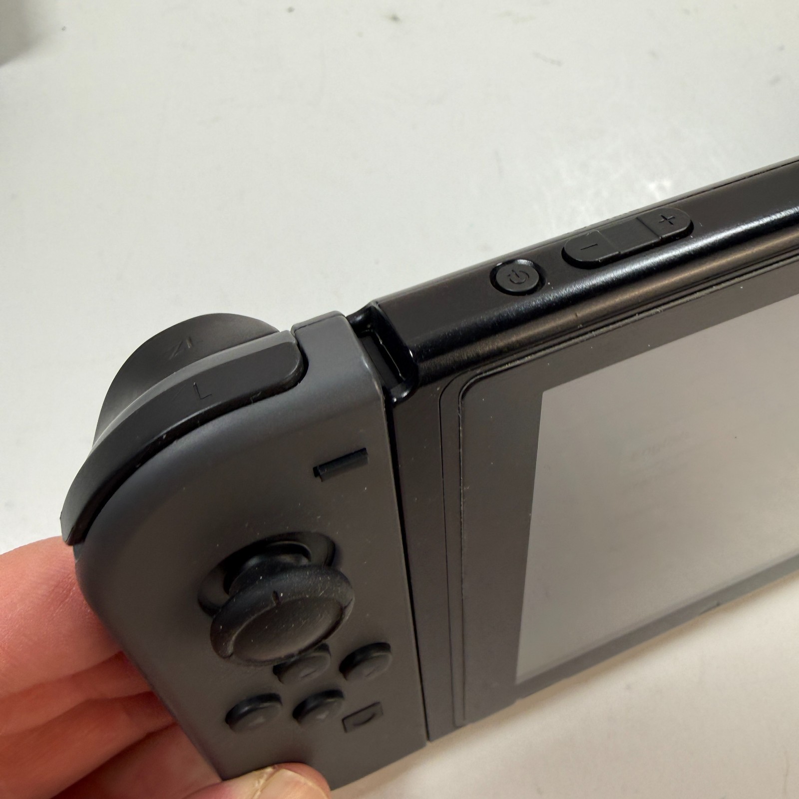 Nintendo Switch Console HAC-001(-01) Gray Black Joycons Charger Tested Working