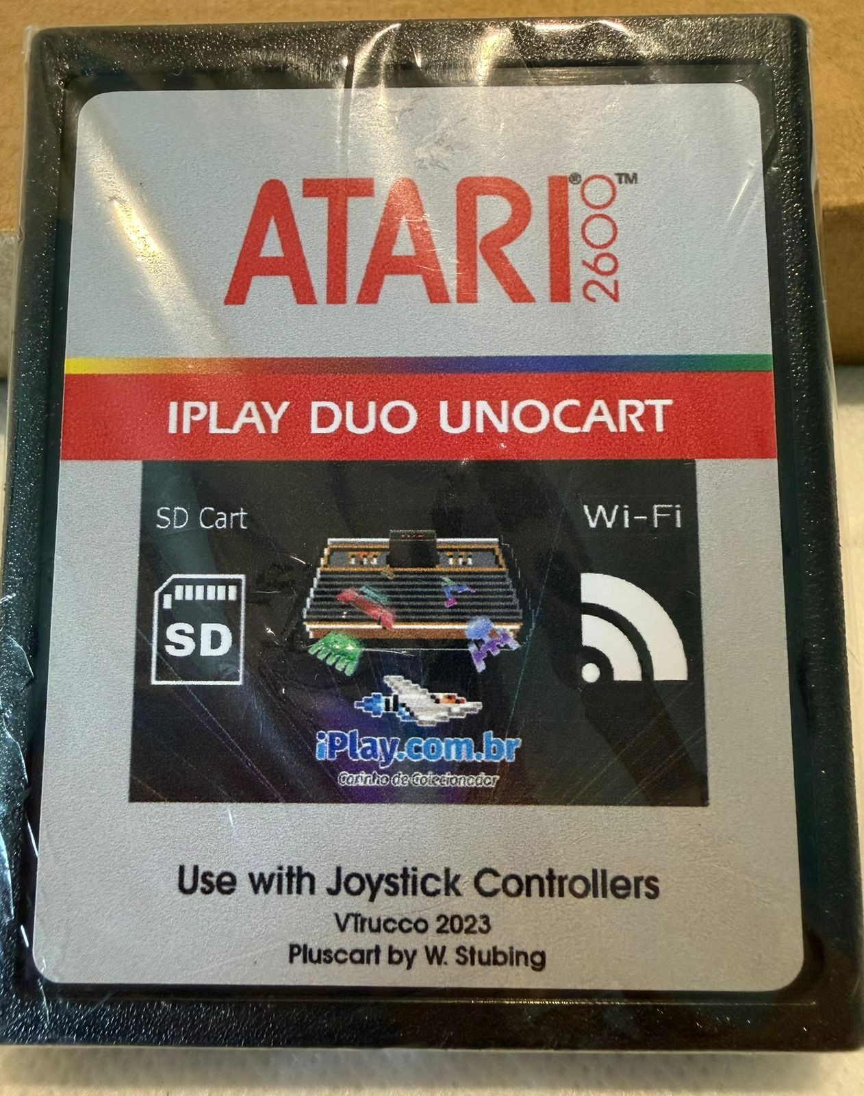 Atari 2600 DUO Unocart – Pluscart – WIFI + SD Cart with 2000 Games included
