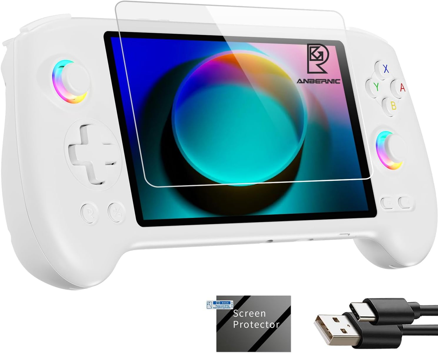 RG557 Retro Handheld Game Android 14,Rg 557 Handheld Game with 5.48 Inch Touch O