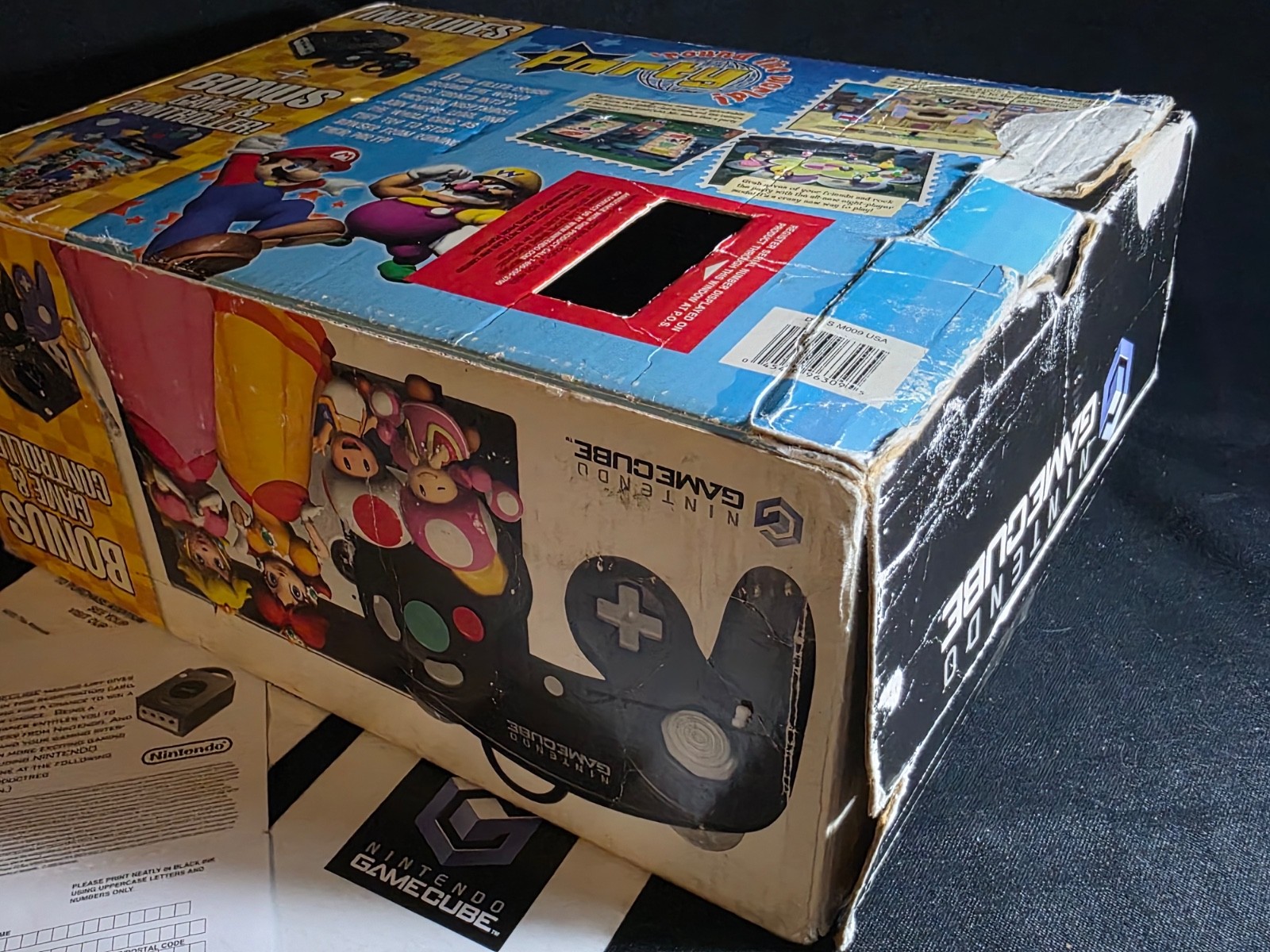 Nintendo GameCube Mario Party 7 Bonus Set In Box