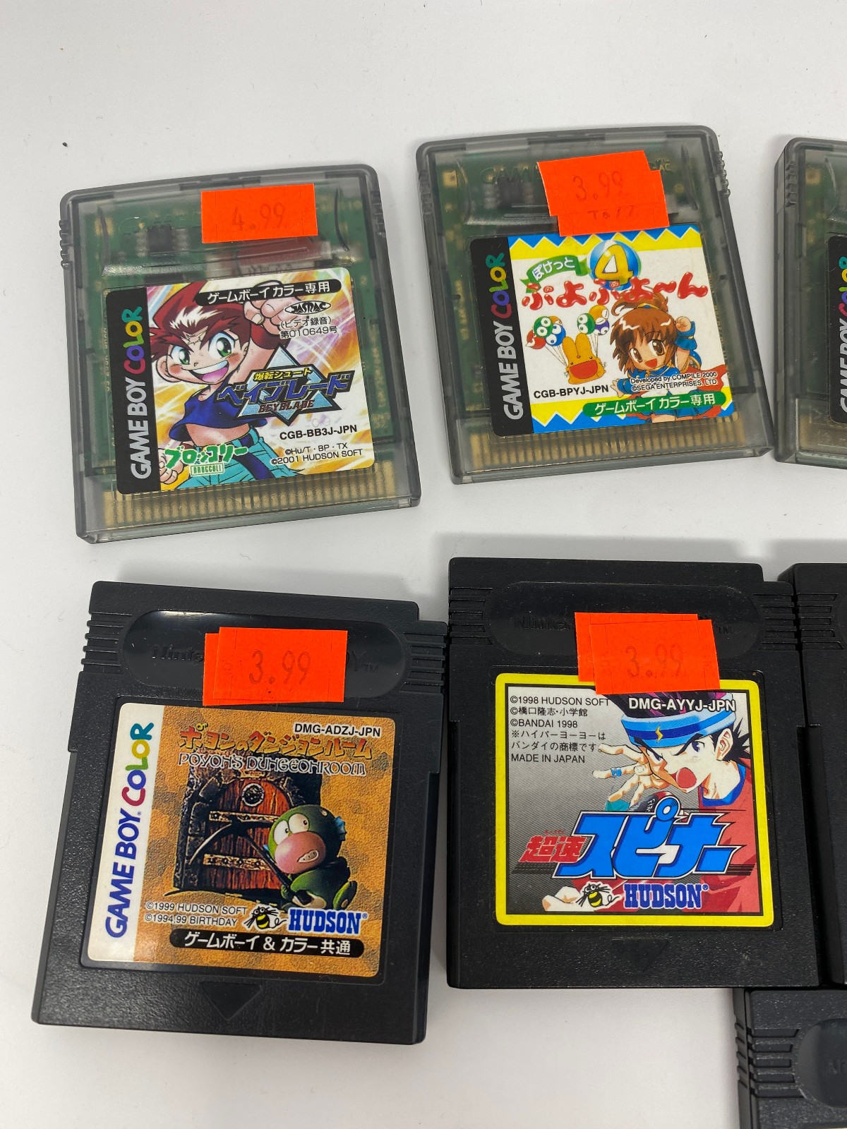 Nintendo GAME BOY Color Cartridge Lot 14 From Japan NTSC-J