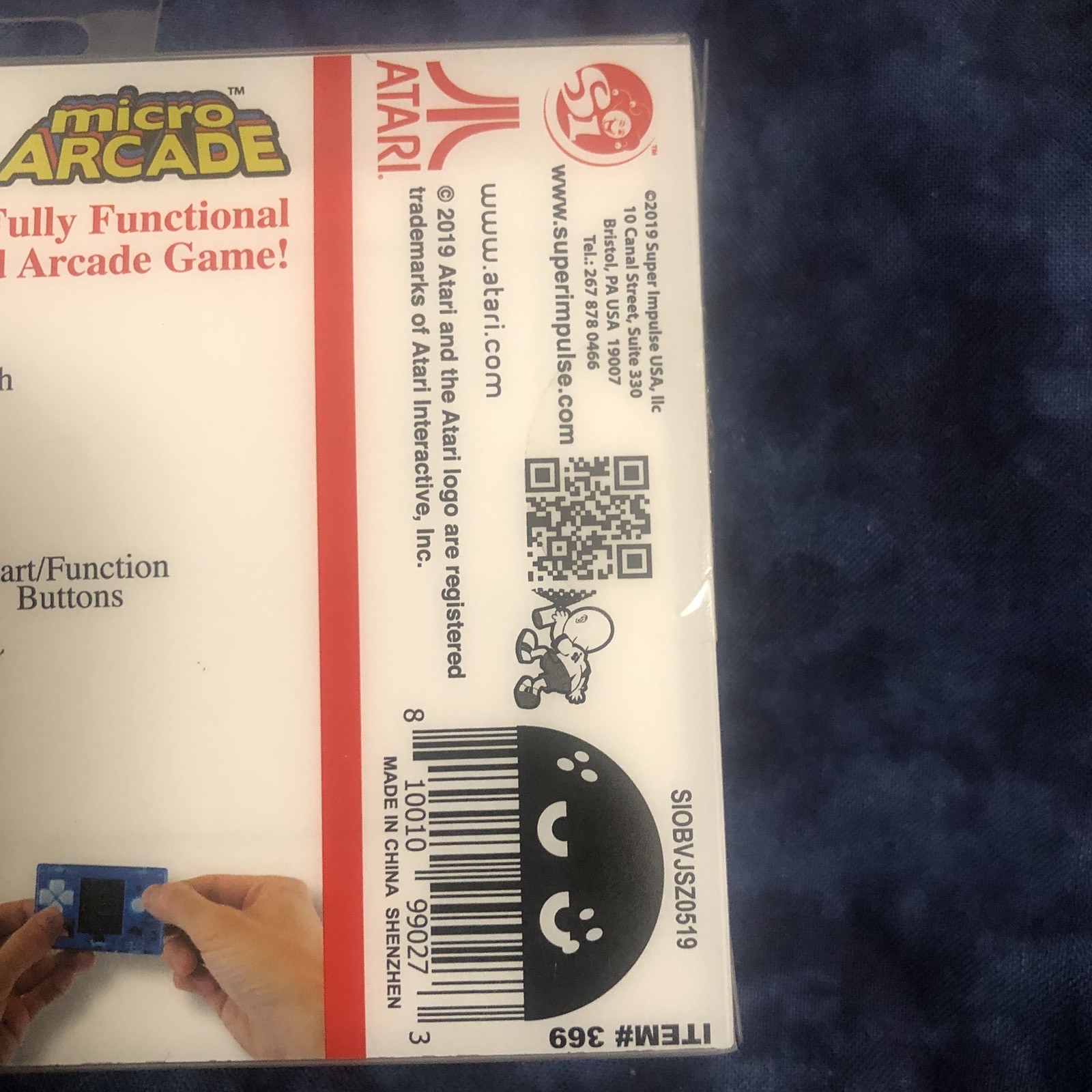 Atari Micro Arcade Centipede & Missile Command Series 2019 Handheld Game – NEW