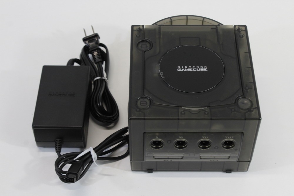 Nintendo Gamecube Console Clear Transparent Black & AC NTSC-U/C DOL-001 GC RGB