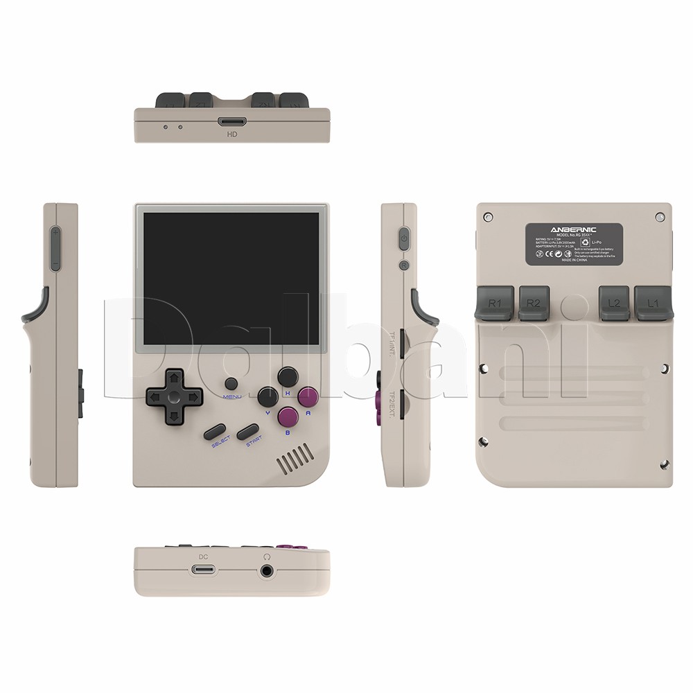 RG35XX Plus 2024 Anbernic White Retro Game Console 3300mAh Linux System