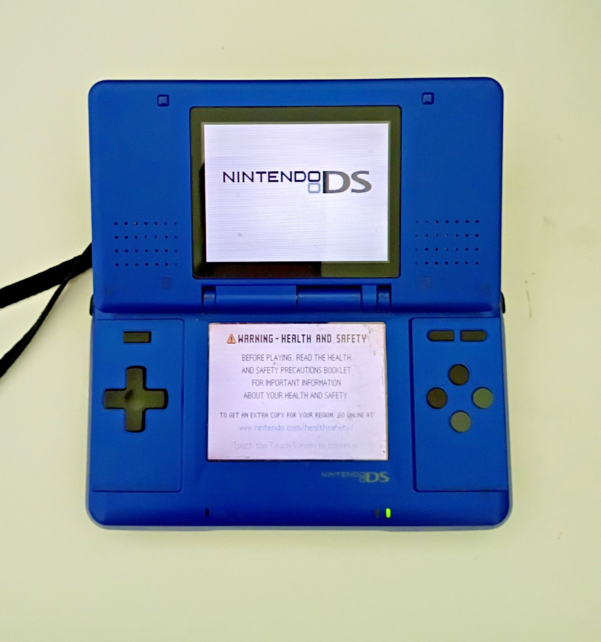 Nintendo DS Model NTR-001 (Cobalt Blue) – Tested And Working Console And Charger
