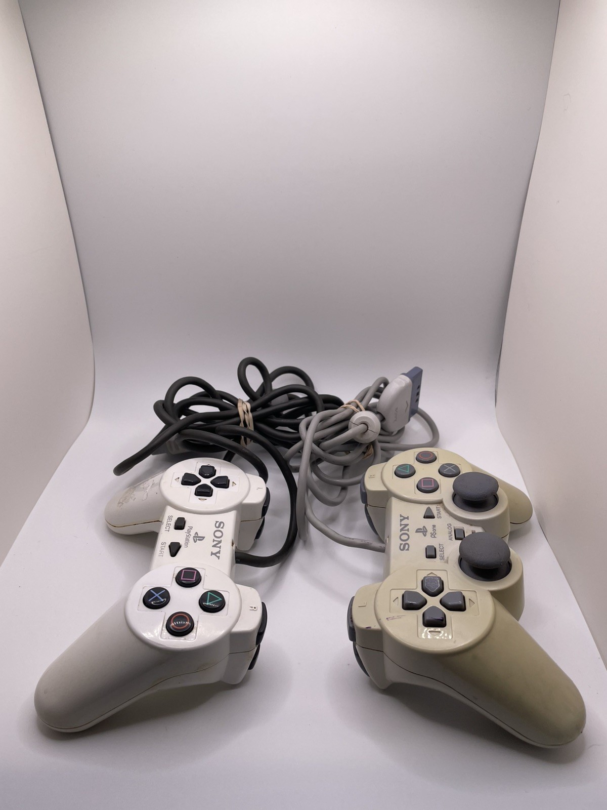 Sony PlayStation 1 PS1 Console Bundle – 2 Controllers Game Cables Tested Working