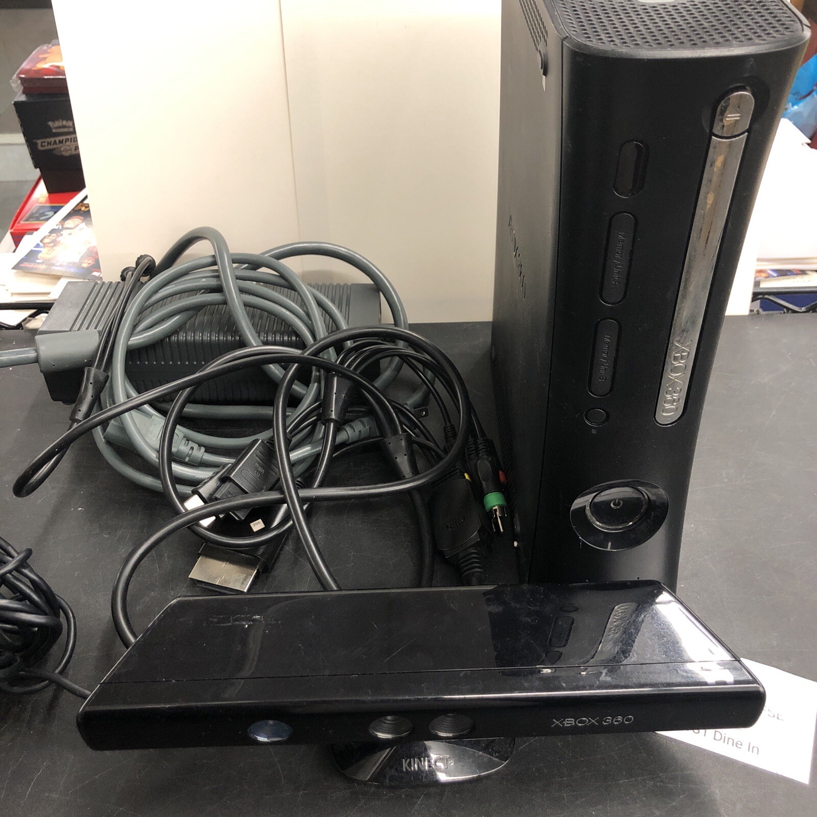120GB Xbox 360 Elite Power Cable /tv Connection Cable /Kinect