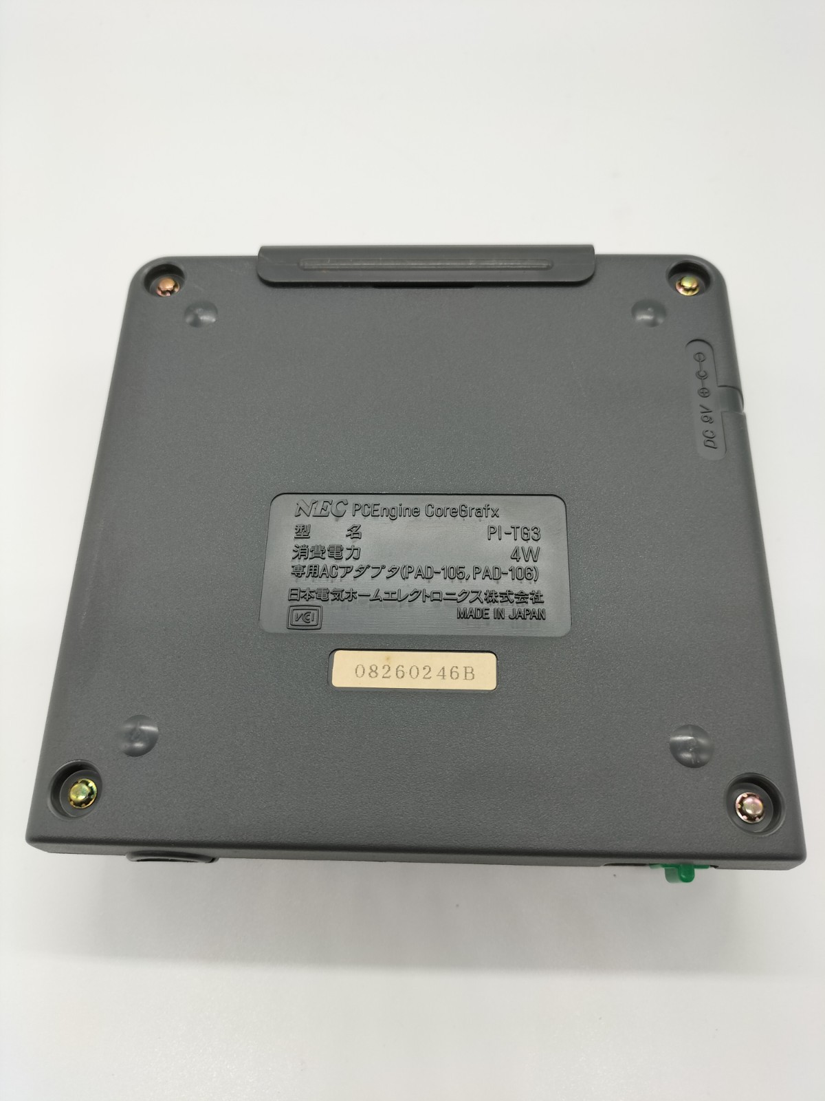 NEC PC Engine Core Grafx PI-TG3 Console – Tested Working -Selectable accessories