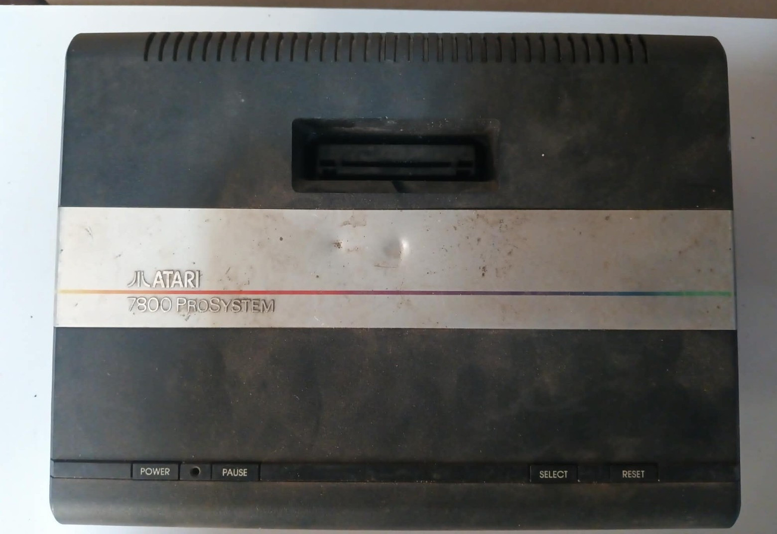 Atari 7800 Pro System Console. For Parts Only. Console Only. untested