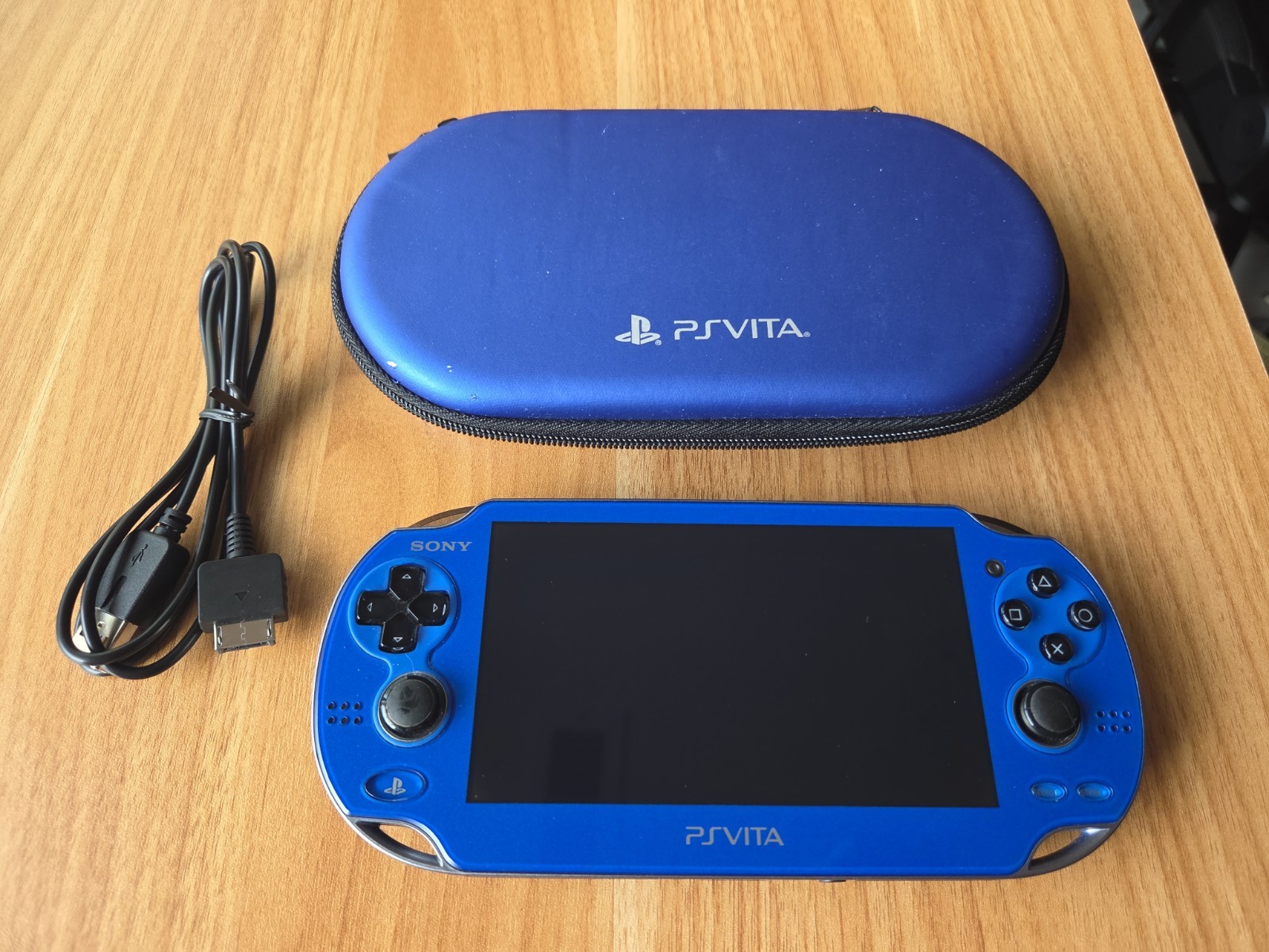 SONY PlayStation PS Vita PCH-1000 ZA04 Sapphire Blue Wi-Fi model