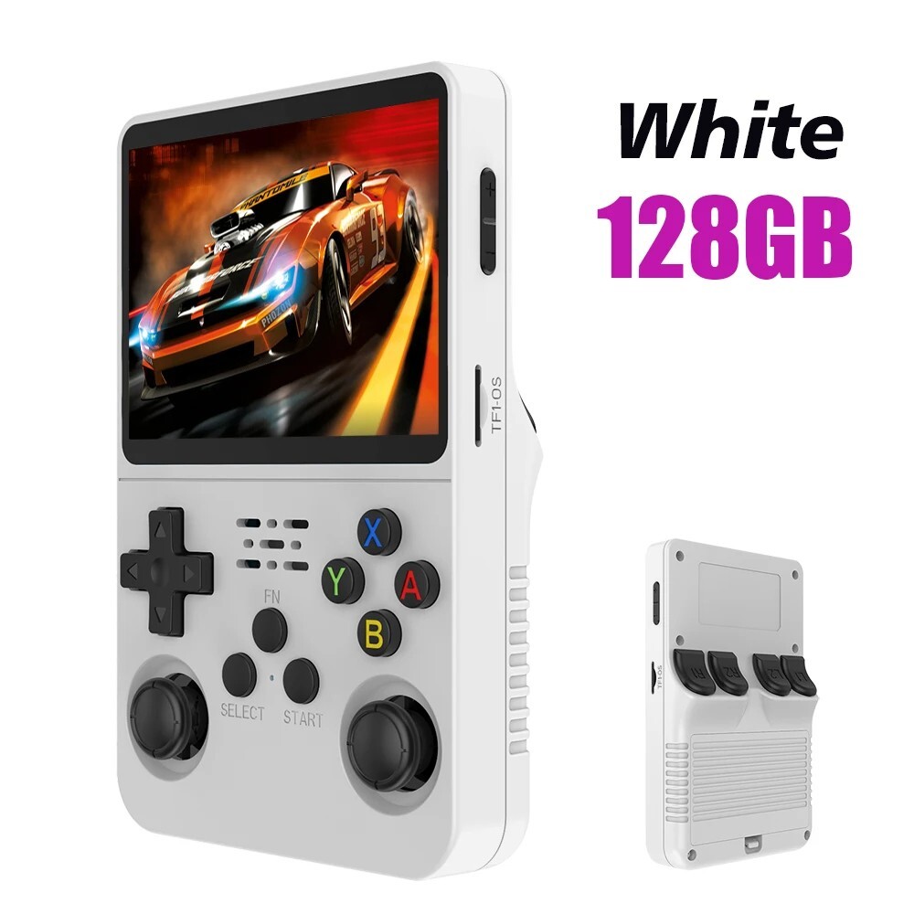 Retro Handheld Video Game Console 64-128GB 20000 Games 3.5 Inch IPS Screen R36S
