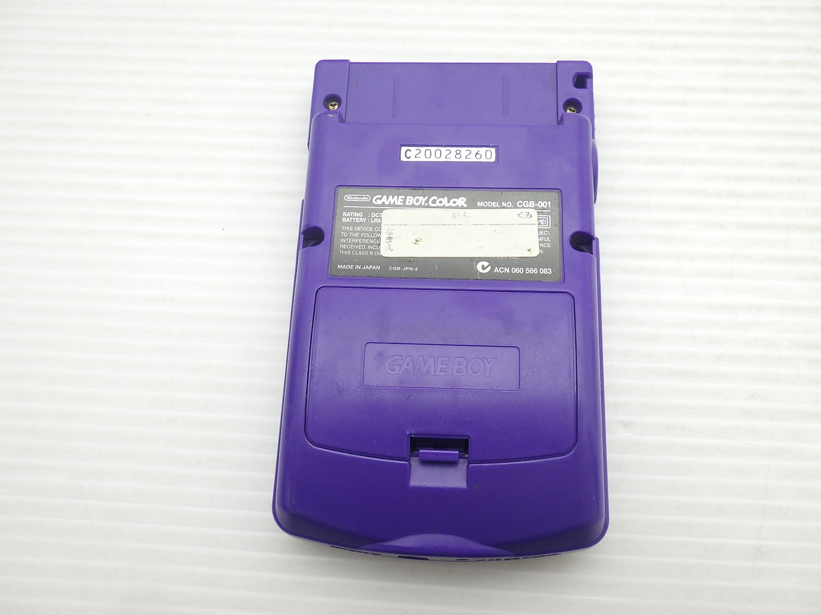 Game Boy Color Console (CGB-001 / Purple) 9000025461726