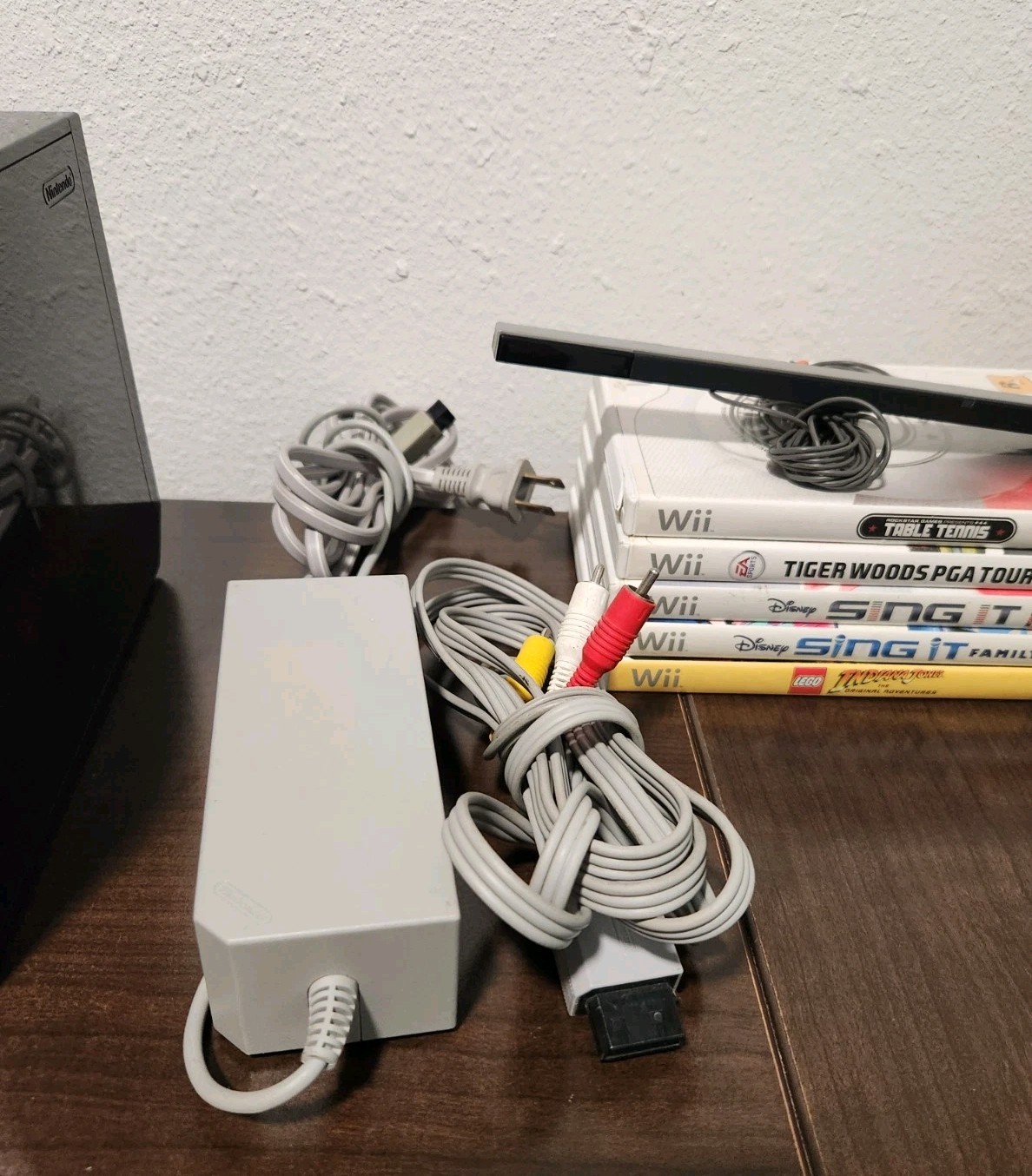 Nintendo Wii RVL-101 (USA) Black Console Bundle – Tested & Working