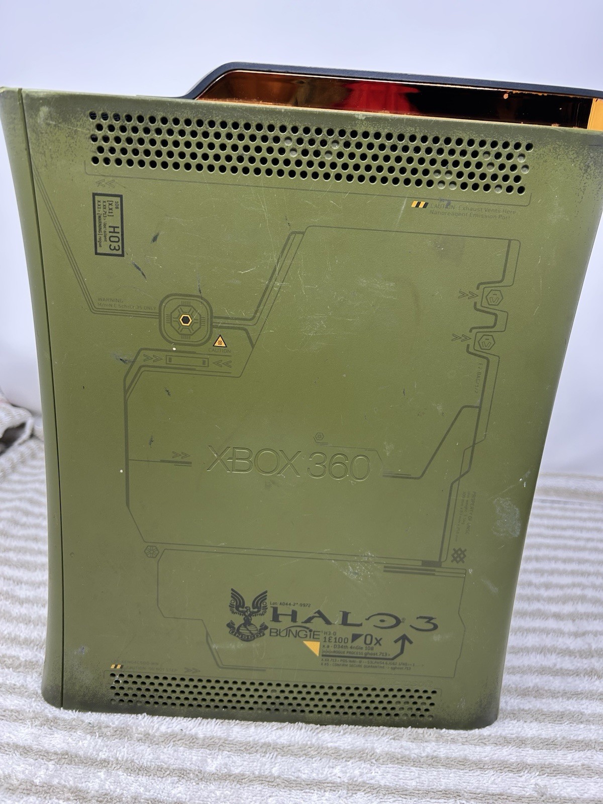 Microsoft Xbox 360 Halo 3 Special Edition With Power And Av Cord! Tested! Read!!