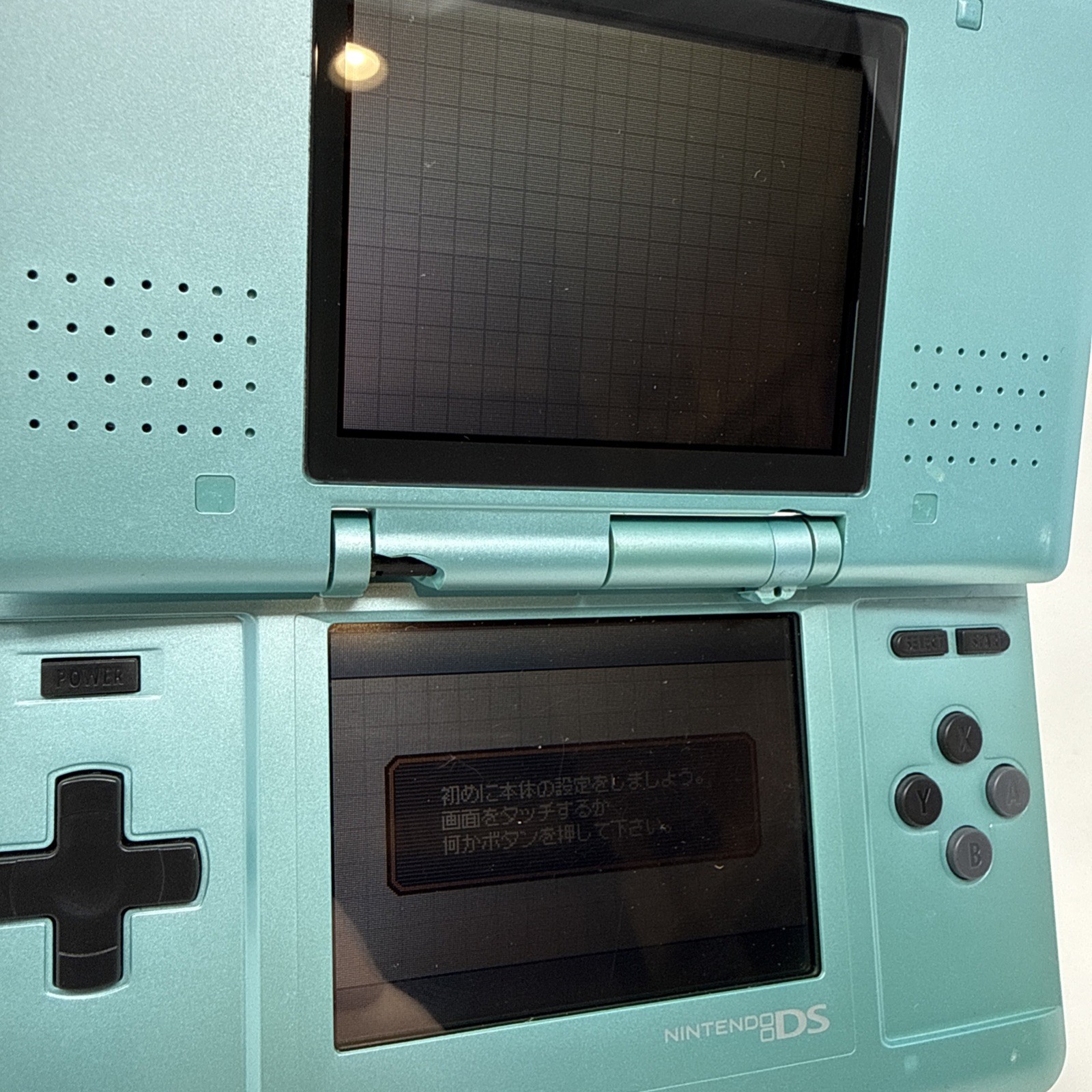 Original Nintendo DS Handheld Console Turquoise NTR-001 Japanese Handheld