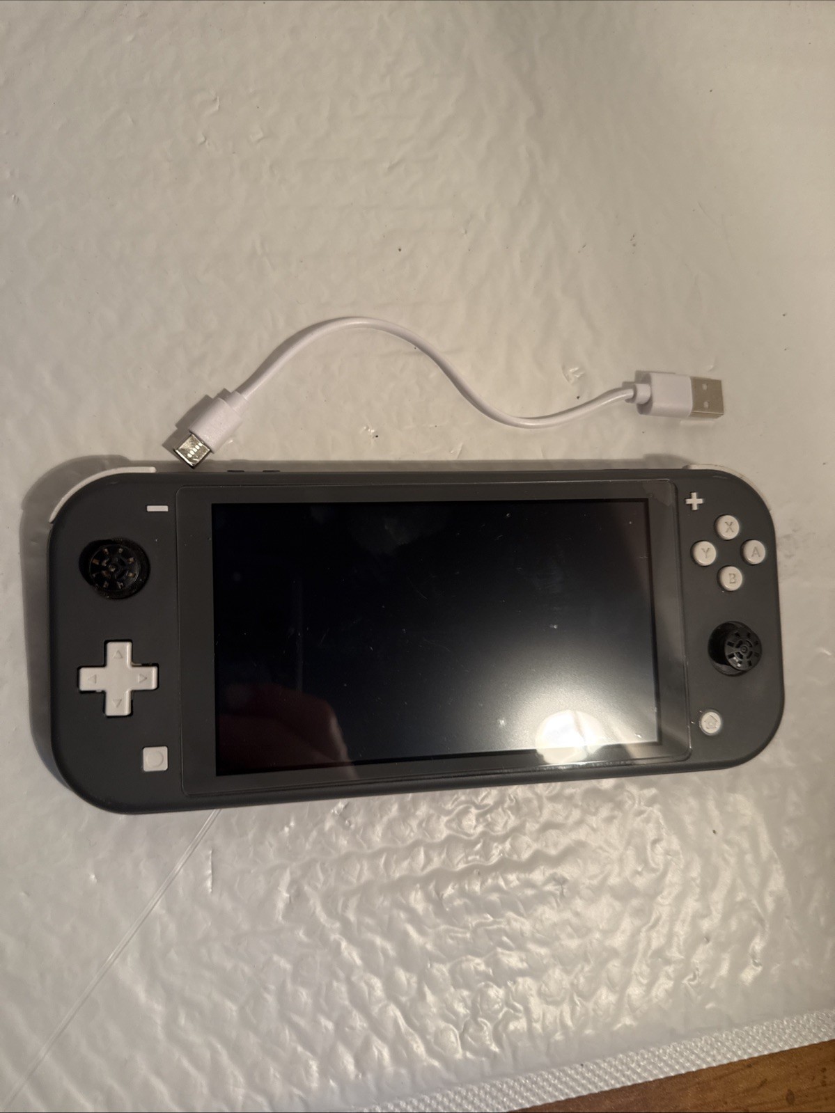 NINTENDO SWITCH LIGHT w/charger cord gray tested excellent working+condition