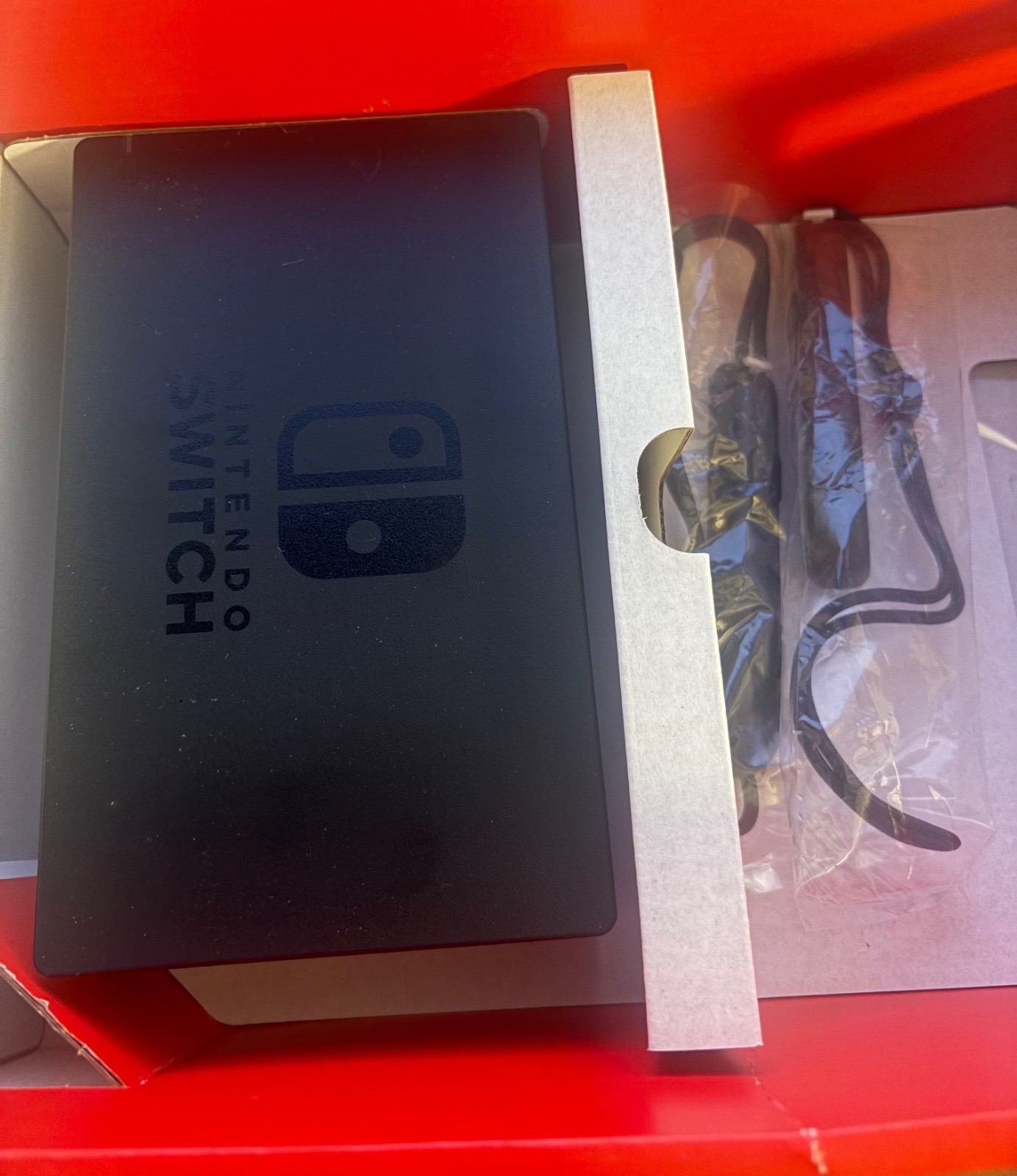 Nintendo Switch 32 GB Handheld Console – Neon Red/Neon Blue with Dock