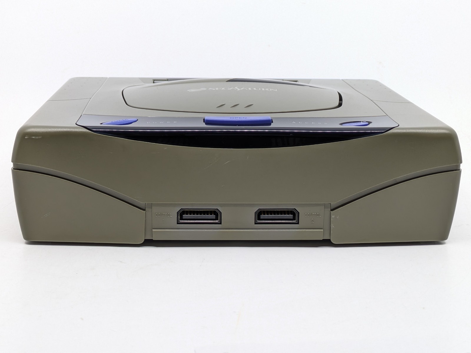 SEGA Saturn HST-3210 Gray Console Complete Set Tested Japan NTSC-J