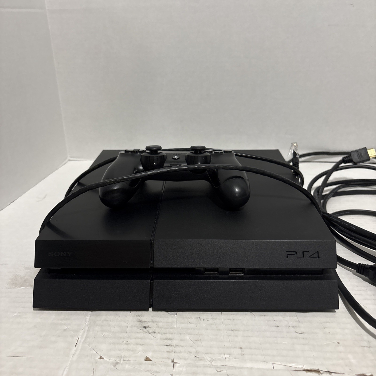 Sony PlayStation 4 500GB Console – Black w/ Controller & Cords (TESTED)