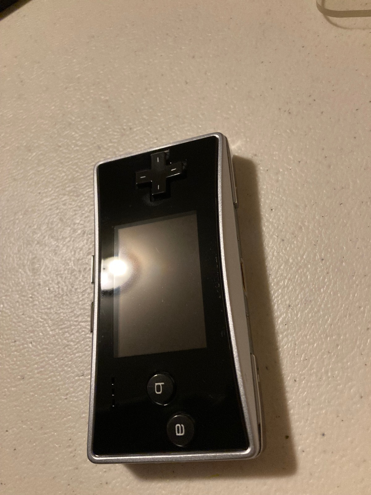 Nintendo Gameboy Micro Advance GBA Black/Silver with charger + case and sleeves