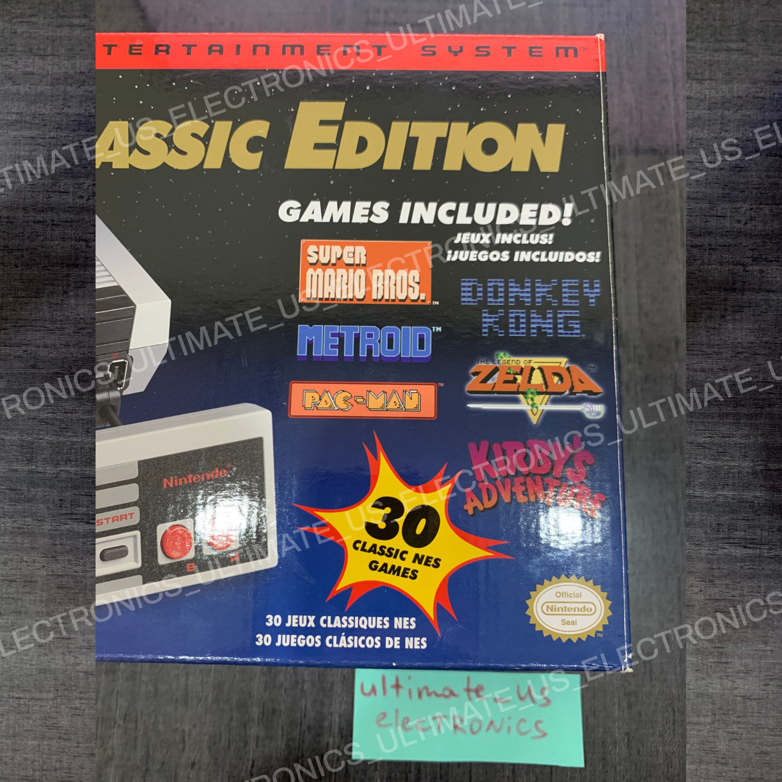 Genuine Nintendo NES Classic 2016 First Edition Mini Game Console Collectible