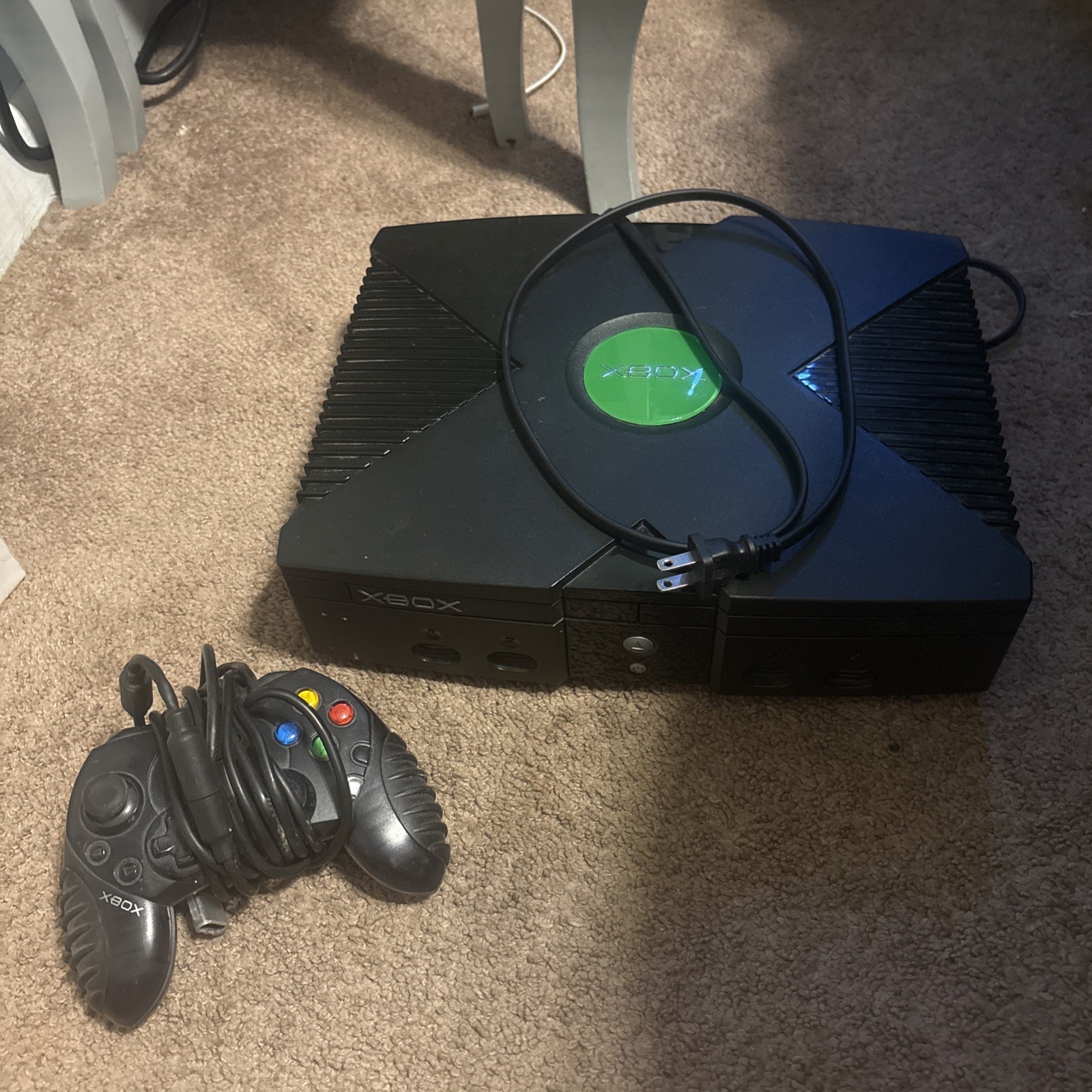Original Xbox Black Console Bundle Mad Catz Controller