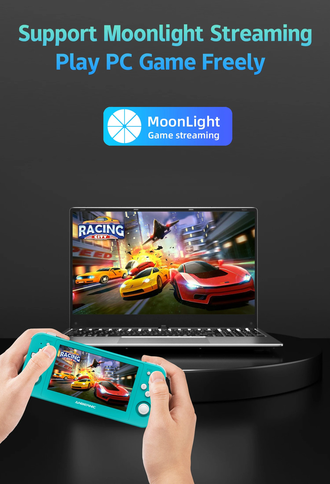 RG505 Handheld, Android 12 Unisoc T618 4.95″ OLED Console-128GB