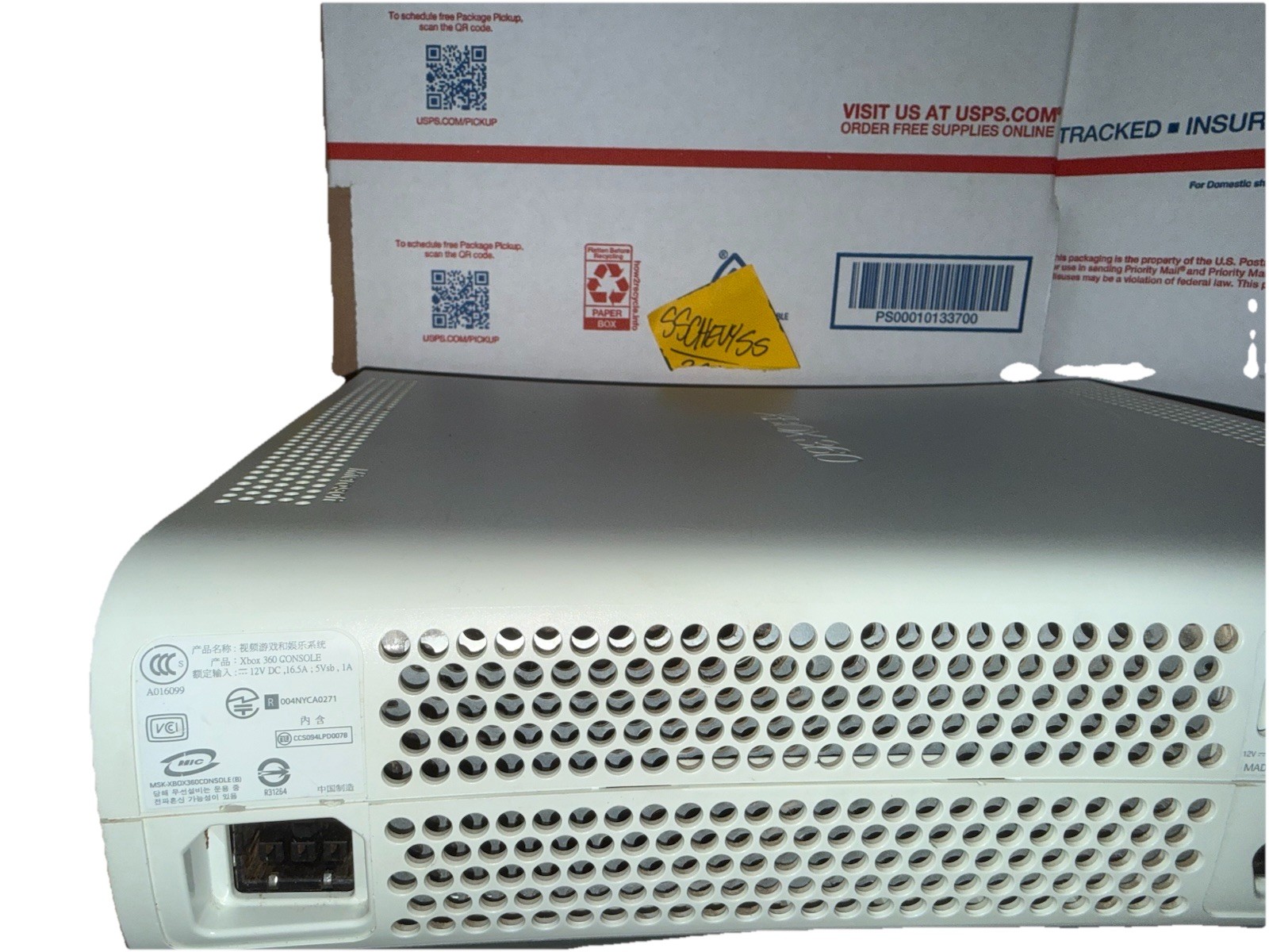 Microsoft Xbox 360 Console White For Parts Or Repair Won’t Power On. 2006 Year