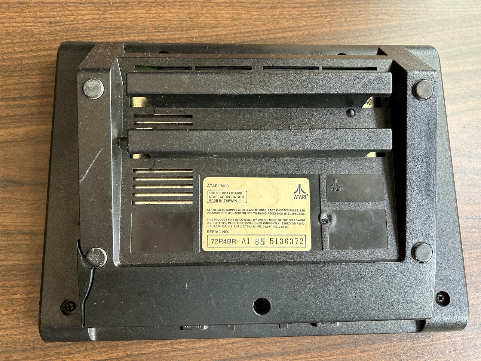 UNTESTED Vintage Authentic Atari 7800 ProSystem Console Only FAST SHIPPING