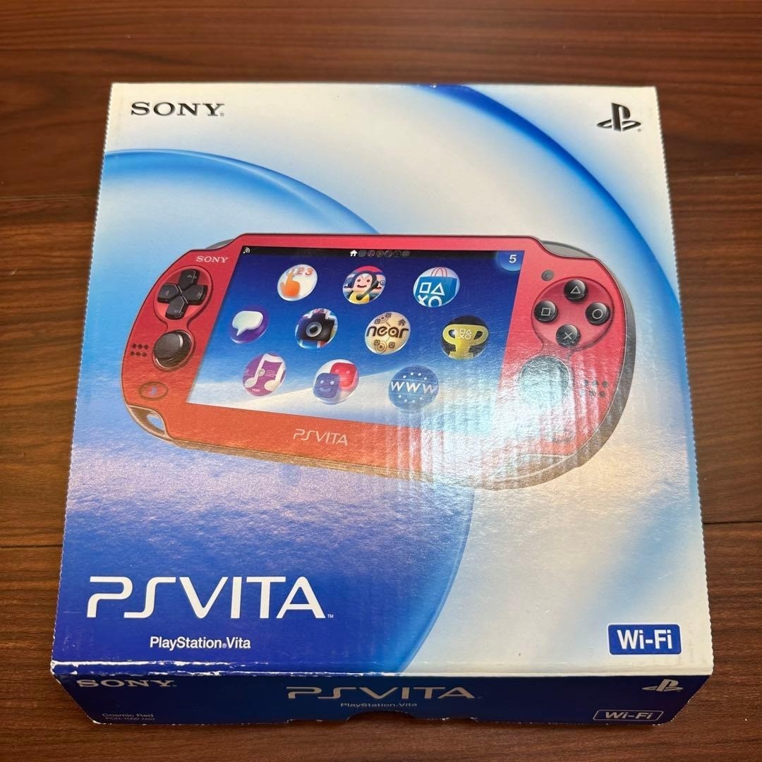 PSVita 1000 Console Cosmic Red 5722 From Japan