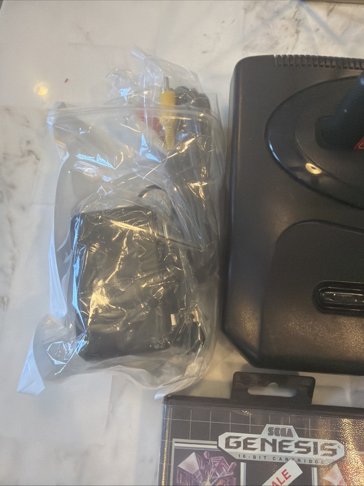 Sega Genesis Model 2 Console System Bundle Cords & Controller 3 Games